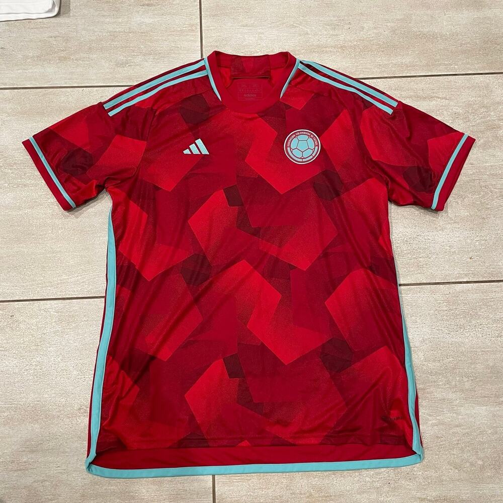 NEW ADIDAS FCF ‘22 COLOMBIA AWAY SOCCER JERSEY SZ 2XL - 0123